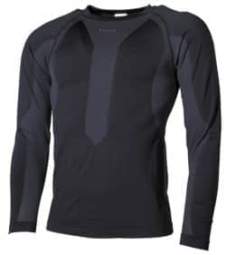Thermo-Sport-Funktions- Unterhemd, langarm, schwarz