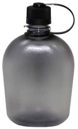 US Feldflasche, GEN II, schwarz/transparent, 1 Liter