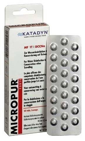 Katadyn, "Micropur Forte MF 1T", 50 Tabletten